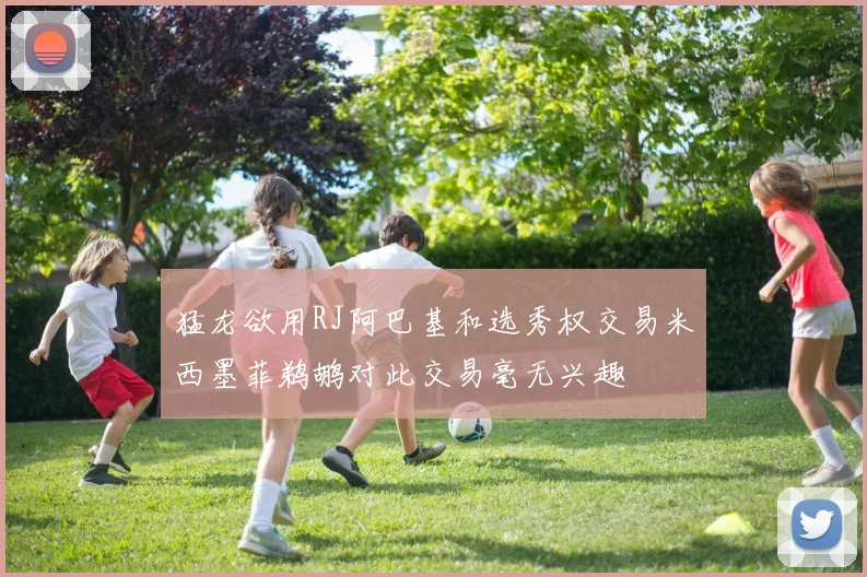 猛龙欲用RJ阿巴基和选秀权交易米西墨菲鹈鹕对此交易毫无兴趣